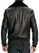 Mens Air Force Leather Bomber Jacket